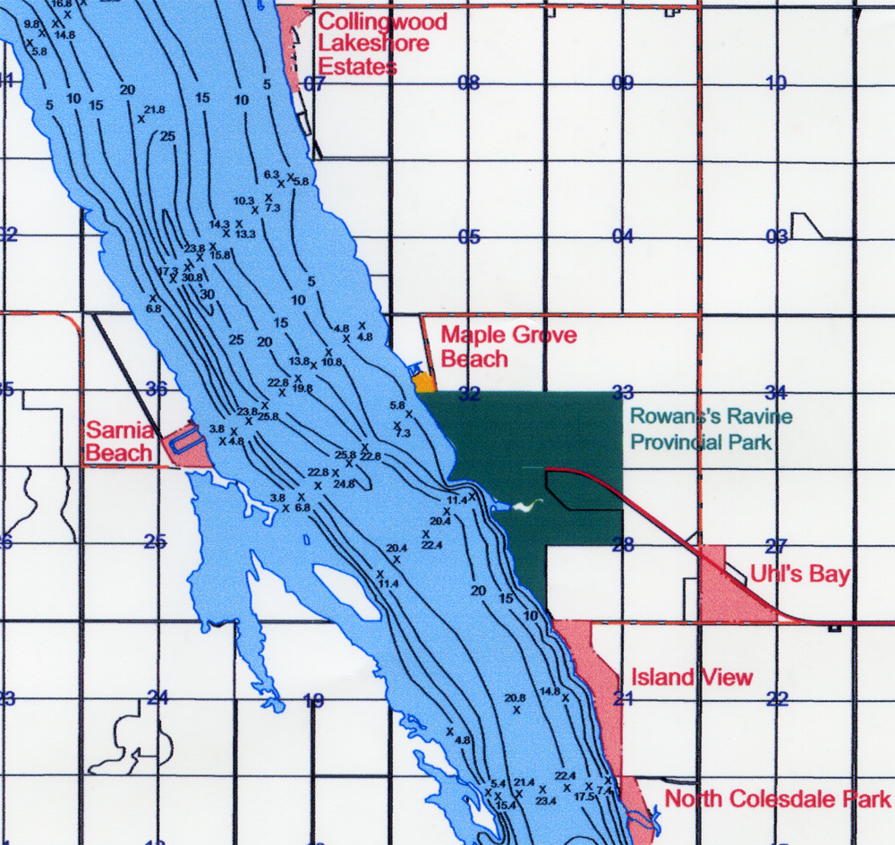 Echo Lake Depth Chart